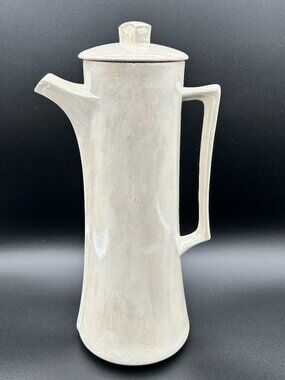 Vintage Arnel's Pottery Lustreware Pitcher Tea Coffee Pot Water Server MCM